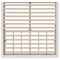 Bedframe met opslag Wit 180 x 200 cm Massief grenenhout - thumbnail