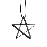 Stelton Figura Ornament ster small soft zwart - thumbnail