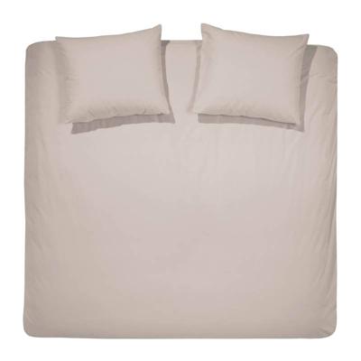 Cinderella dekbedovertrek Uni flanel - taupe - 200x200/220 cm