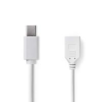 Mini-DisplayPort - DisplayPort-kabel | Mini-DisplayPort male - DisplayPort female | 0,2 m | Wit - thumbnail