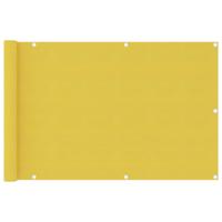 Balkonscherm 90x400 cm HDPE geel - thumbnail