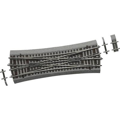 H0 RocoLine (met ballastbed) 42595 Engels wissel, Dubbel 230 mm 1 stuk(s)