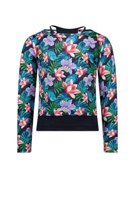 B.Nosy Meisjes tanktop met shirt 2-piece - Active bloemen AOP