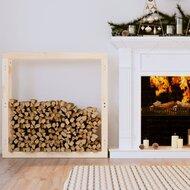 VidaXL Haardhoutrek 100x25x100 cm massief grenenhout