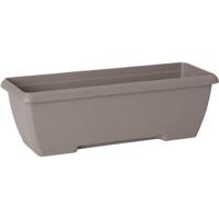 Jardiniere - GARDEN ID Teramo - Taupe 60 cm - Duurzaamheid - Geïntegreerde waterreserve - Gerecycled & 100% recyclebaar - Volume voor planten - thumbnail