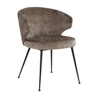 Richmond Eetkamerstoel 'Xandra' Chenille, kleur Stone - thumbnail