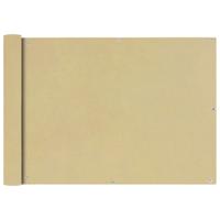 VidaXL Balkonscherm oxford textiel 75x600 cm beige - thumbnail