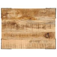 Bijzettafel 40x30x40 cm massief ruw mangohout - thumbnail