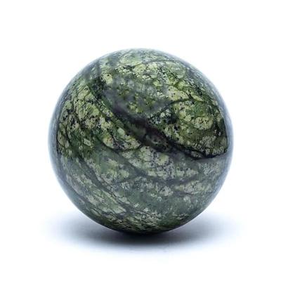 Edelstenen Bol Groene Serpentijn - 5 cm