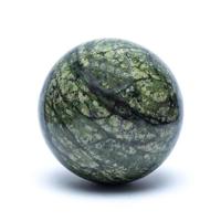 Edelstenen Bol Groene Serpentijn - 5 cm - thumbnail