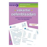 Deltas Vakantie oefenblaadjes het 4de leerjaar - thumbnail