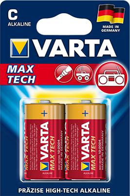 Varta Max Tech C niet-oplaadbare alkalinebatterijen, 1,5 V