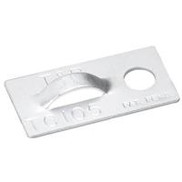 ABB TC105 Befestigungssockel Bevestigingssokkel Schroefbaar TC105 UV-stabiel Zilver 1000 stuk(s) - thumbnail