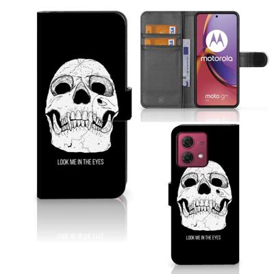 Telefoonhoesje met Naam Motorola Moto G84 Skull Eyes Telefoonhoesje met Naam Motorola Moto G84 Skull Eyes
