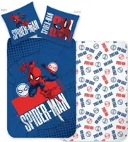 Spiderman Peter Parker Dekbedovertrek 140 x 200 cm - katoen - thumbnail