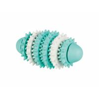 Trixie 33132 Denta Fun Rugbybal, Mintfresh, natuurlijk rubber, 15 cm - thumbnail