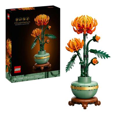 LEGO Icons 10368 De chrysant - Bouwbare bloemendecoratieset voor volwassenen