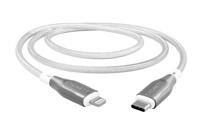 Cygnett Gepantserde Lightning naar USB-C snellaadkabel 30W (2m, wit) - thumbnail