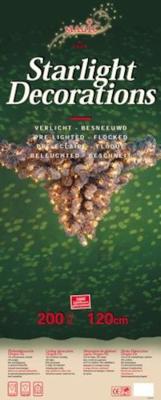 Plafonddeco Plafondboom hangende kunstkerstboom upside down Oregon 120 cm sneeuw 200LED Peha - Peha