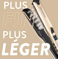 Stoomstijltangset + 2-in-1 mat en etui - SAINT ALGUE - Demeliss Exclusive Set Tita V2 - Titanium - Goud - thumbnail
