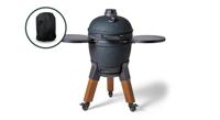 Moddern Kamado Royal Blue incl. Zijtafels & Zwarte Poten - thumbnail