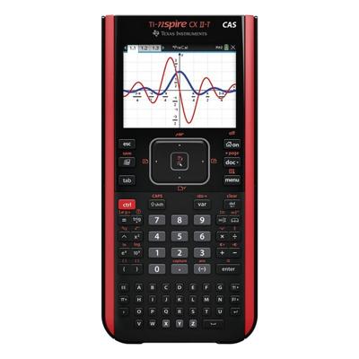 Texas Instruments TI-NSCX2CAS-FC TI Nspire CX II-T CAS Grafische Rekenmachine Zwart/Rood Texas Instruments TI-NSCX2CAS-FC TI Nspire CX II-T CAS Grafische Rekenmachine Zwart/Rood