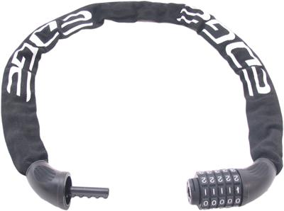 Edge Kettingslot met code trace code 90cm - zwart