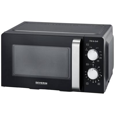 Severin 7781 Magnetron Zwart/grijs 700 W Timerfunctie, Grillfunctie