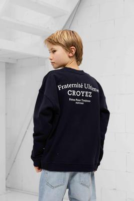 Croyez Fraternité Sweater Kids Donkerblauw - Maat 140 - Kleur: Donkerblauw | Soccerfanshop