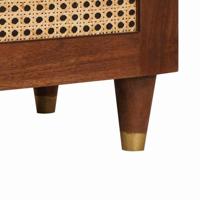 Hoge Kast met lade Bruin 60 x 33,5 x 100 cm Massief Mango Hout - thumbnail