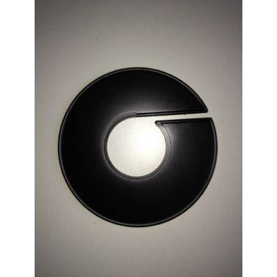 Maatring 11 cm zwart onbedrukt