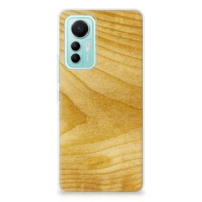 Xiaomi 12 Lite | Bumper Hoesje | Licht Hout