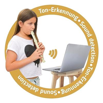 Voggenreiter 1141 Flute Master (app) met kunststof blokfluit Duitse boring - thumbnail
