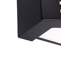 QAZQA Smart buiten wandlamp zwart IP44 incl. Wifi A60 - Hurricane - thumbnail