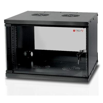Techly I-CASE EL-1006B32 rack 6U Wandrek Zwart