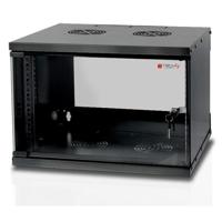 Techly I-CASE EL-1006B32 rack 6U Wandrek Zwart - thumbnail