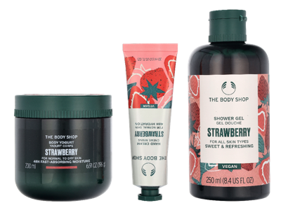 The Body Shop G3 Small Strawberry Giftset 140 ml The Body Shop G3 Small Strawberry Giftset 140 ml