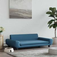 VidaXL Hondenmand 100x54x33 cm fluweel blauw - thumbnail