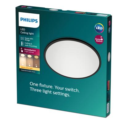 Philips Ø 25cm strakke plafonnièreSuperslim - 25660600