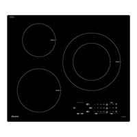 SAUTER SPI6300 - Inductiekookplaat - 3 zones - 7200 W - L 60 x D 52 cm - Glascoating - Zwart - thumbnail