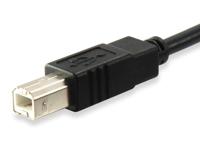 Equip USB 2.0 kabel B->C m/1, 0m Type C polybag - thumbnail