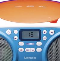 Lenco SCD-41 - CD-speler voor kinderen - CD-radio - Stereo-installatie - Boombox - FM-radiotuner - USB aansluiting - MP3-2 x 1 W RMS vermogen - Werkt op netvoeding en batterijen - Kleurrijk - thumbnail
