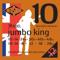 Rotosound JK30EL Jumbo King snaren voor 12-snarige gitaar 010-48w - thumbnail