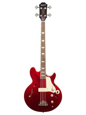 Epiphone Jack Casady Bass Sparkling Burgundy semi-akoestische basgitaar