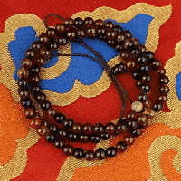 Mala Natural nepali Babira stones 108 Kralen - thumbnail