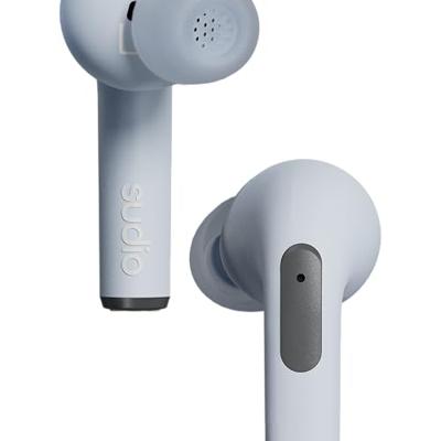 Sudio N2 Pro True Wireless Bluetooth In-ear oordopjes met ANC - Multipoint Connection, IPX4 waterbestendig, USB-C en draadloos opladen, microfoon, 30 uur speeltijd met oplaadcase (blauw)