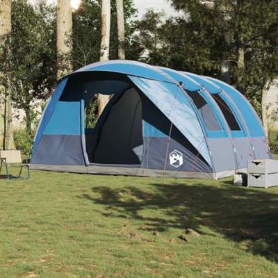 Tunneltent 5-persoons waterdicht blauw Tunneltent 5-persoons waterdicht blauw