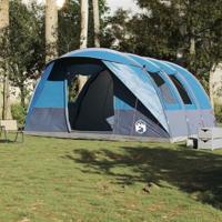 Tunneltent 5-persoons waterdicht blauw - thumbnail