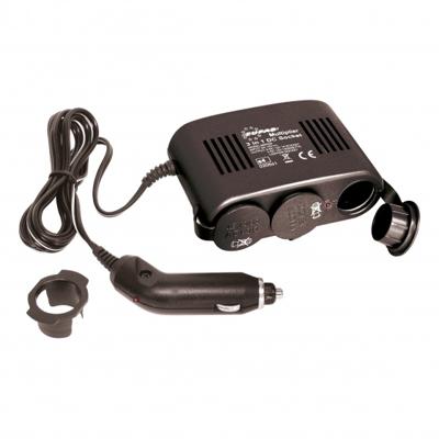 Stekkerdoos 3-weg 12V/10A 0523487 Stekkerdoos 3-weg 12V/10A 0523487