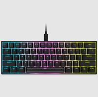 Corsair K65 RGB Mini Mechanisch Gaming Toetsenbord Cherry MX Red Qwerty - thumbnail